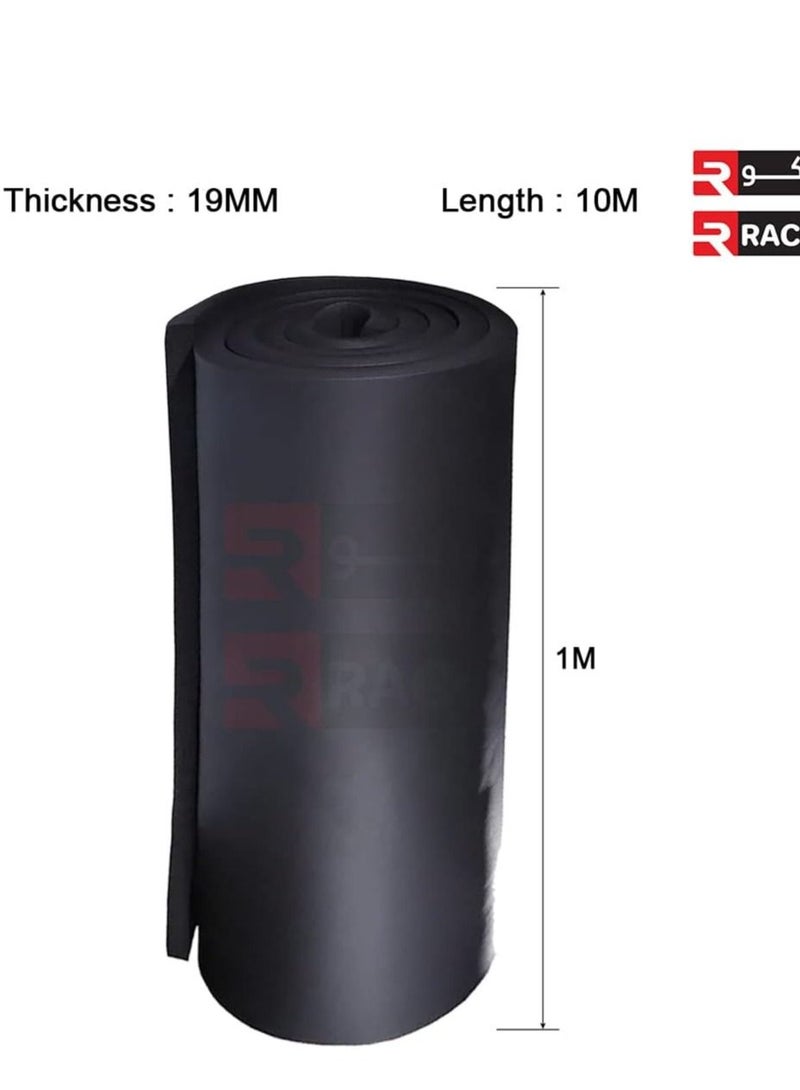 RACO RACO Pipe Insulation Foam Soft Rubber Sheet Roll to Protect Pipes and Heat Preservation Moisture-Proof Waterproof Thermal Insulation (19MM, SELF ADHESIVE) - Image 5