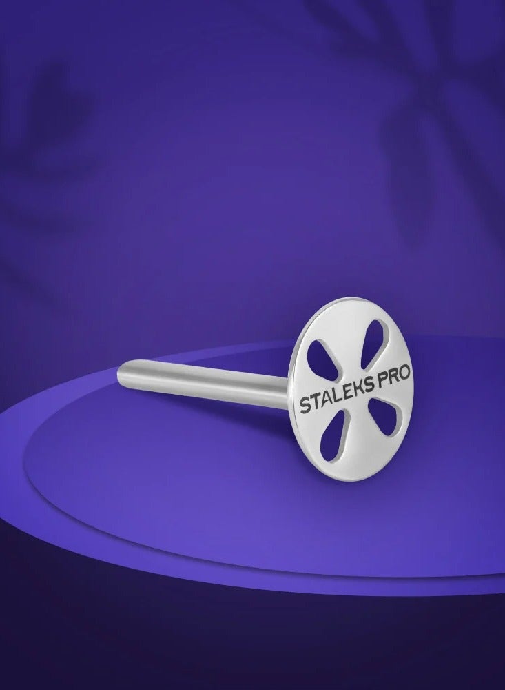STALEKS Pedicure disc Pododisc Staleks Pro S and set of disposable file 180 grit 5 pc (15 mm) - Image 1