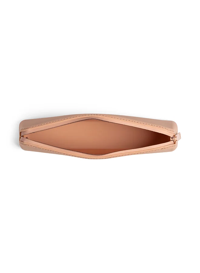 Citron Stainless Steel Cutlery Set With Pouch, Eco - Friendly Utensils For On The Go Dining - Blush Pink