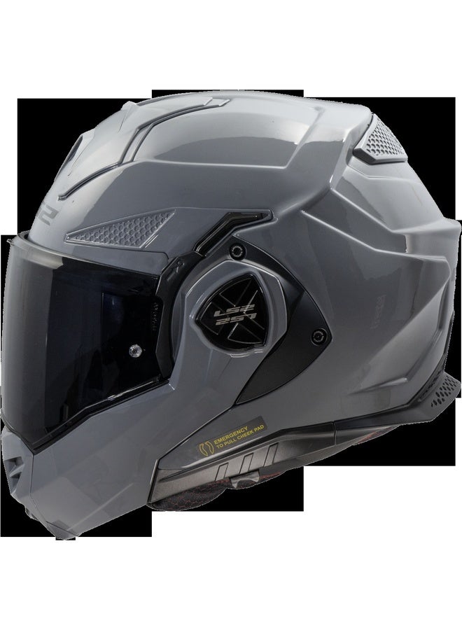LS2 ADVANT X Modular Motorcycle Helmet Nardo Grey Size M | Flip-Up 180° Modular Helmet - Image 1