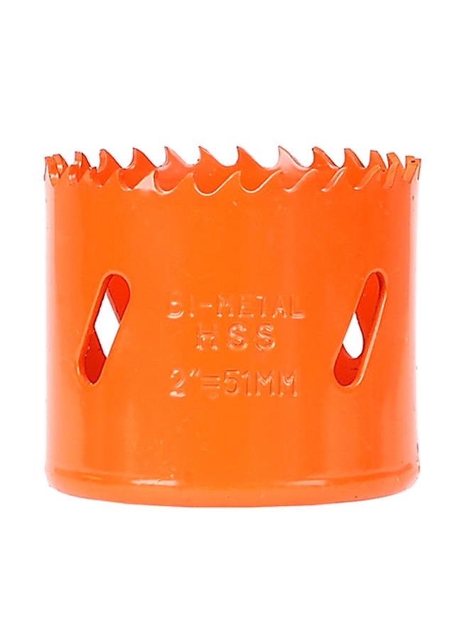 Tactix Economic Fast Cutting Durable Bi-Metal Hole Saw Orange 51mm 440047  - Image 1