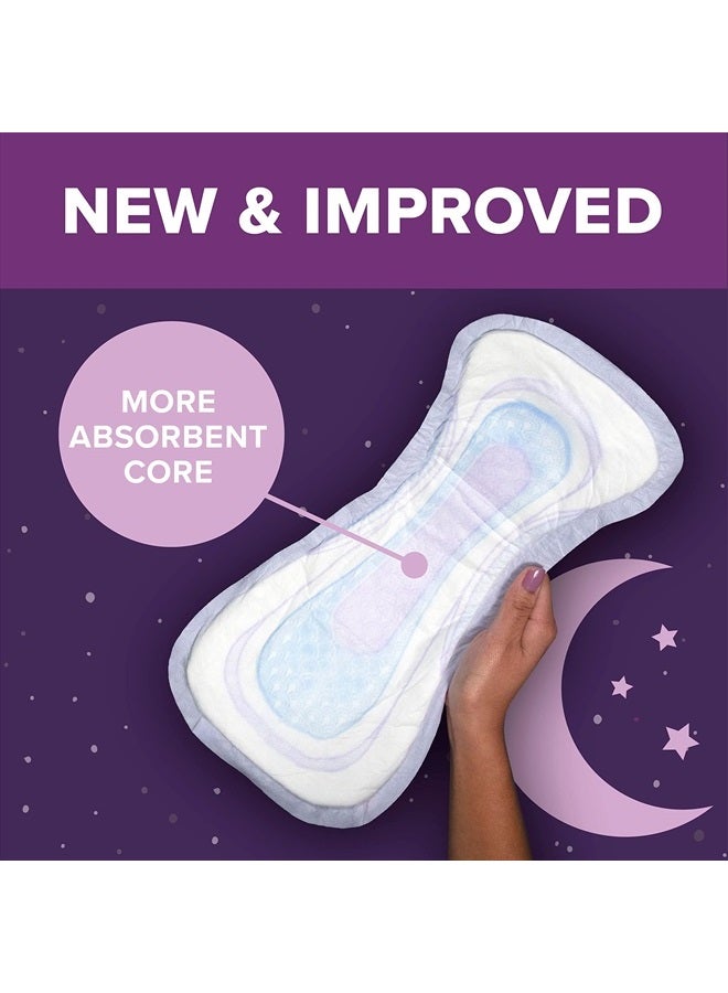 Poise Incontinence Pads & Postpartum Incontinence Pads, 8 Drop Overnight Absorbency, Extra-Coverage Length, 72 Pads (2 Packs of 36), Packaging May Vary  - Image 5