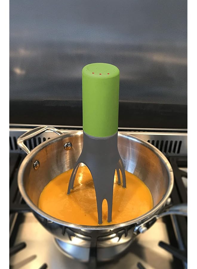 إيروريكس خلاط يدوي كهربائي قابل للتعديل على شكل مثلث أوتوماتيكي بثلاث سرعات، أدوات مطبخ محمولة، خلاط خلط البيض لخلط الفرابيه والشيكولاتة الساخنة والشاي الأخضر - Image 4