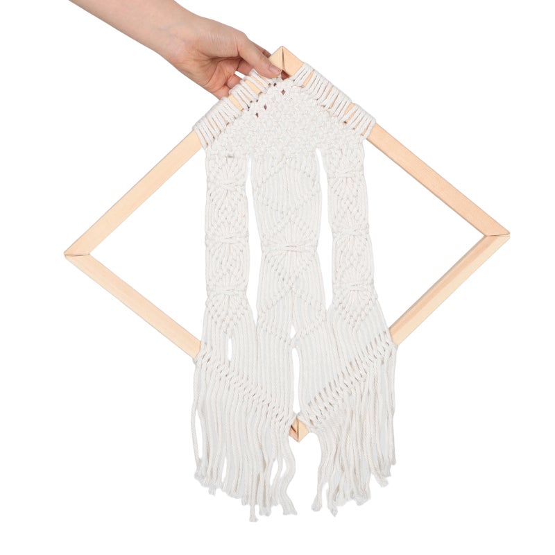 2pcs Bohemian Macrame Wall Hanging Tapestry Handwoven Tapestries Boho Wall Art Decor For Living Room Hotel Photography Background - Image 5