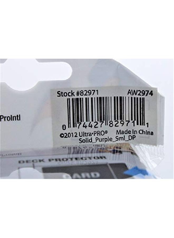 Ultra Pro Deck Protector Card Sleeves (Pack Of 60 Small Purple)  - Image 4