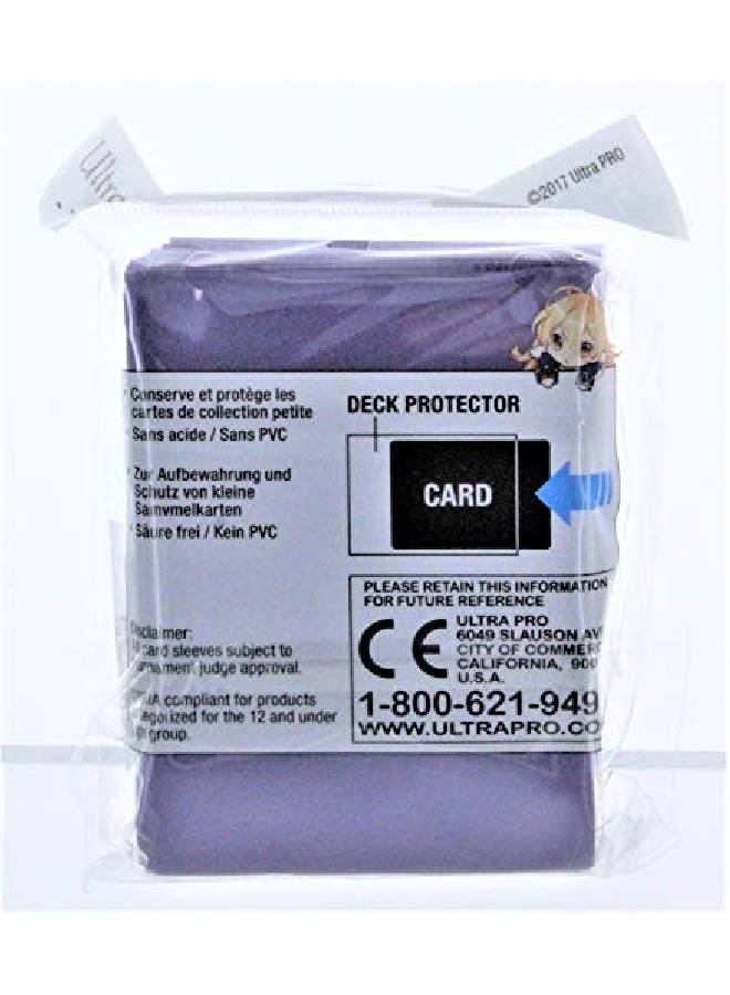 Ultra Pro Deck Protector Card Sleeves (Pack Of 60 Small Purple)  - Image 2