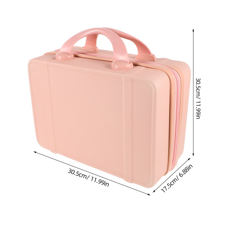 Small Makeup Suitcase Makeup Carrying Case Portable Makeup Case Makeup Organizer Case Travel Makeup Organizer Cosmetic Case - Image 3