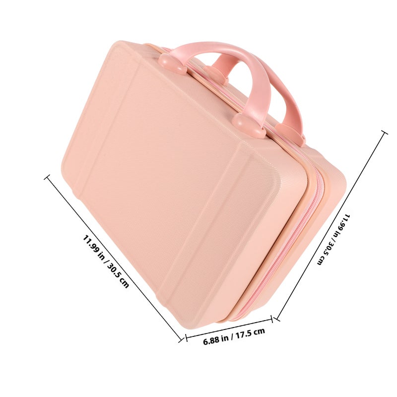 Small Makeup Suitcase Makeup Carrying Case Portable Makeup Case Makeup Organizer Case Travel Makeup Organizer Cosmetic Case - Image 2