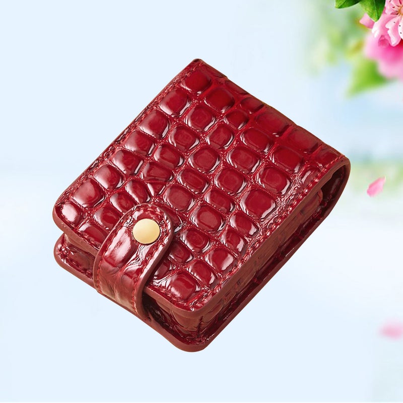 2 pcs Portable Lipstick Case PU Travel Makeup Bag Cosmetic Pouch for Women - Image 5
