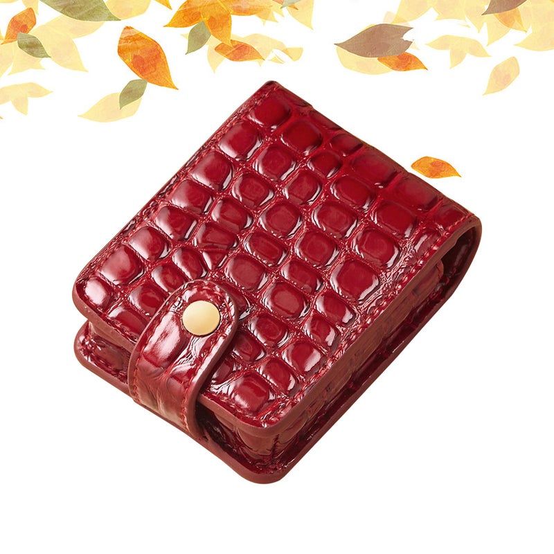 2 pcs Portable Lipstick Case PU Travel Makeup Bag Cosmetic Pouch for Women - Image 1