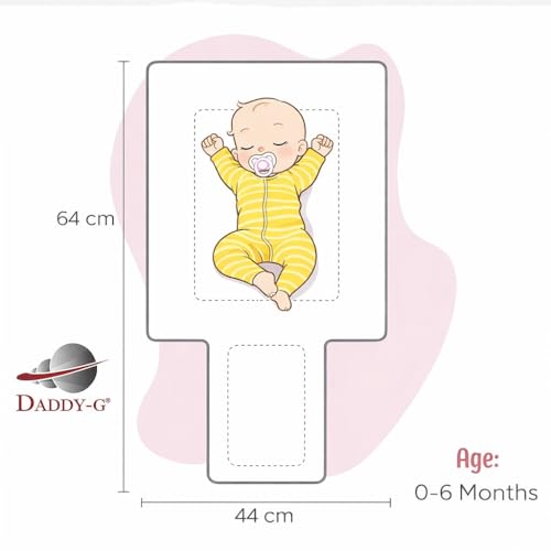 DADDY - G 3-in-1 Baby Bed & Sleeping Bag for Newborn | Portable Cotton Baby Bedding Set | Unisex Carry Nest & Baby Holder for New Born | Soft & Lightweight Infant Sleep (Grey Dot) - Image 4