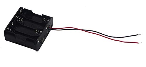 LampVPath (Pack of 2 8 AA Battery Holder, 12v AA Battery Holder, 8 AA Battery Holder with Leads-Double Layers Battery Holder(Each Layer Loads Four aa Batteries) - Image 3