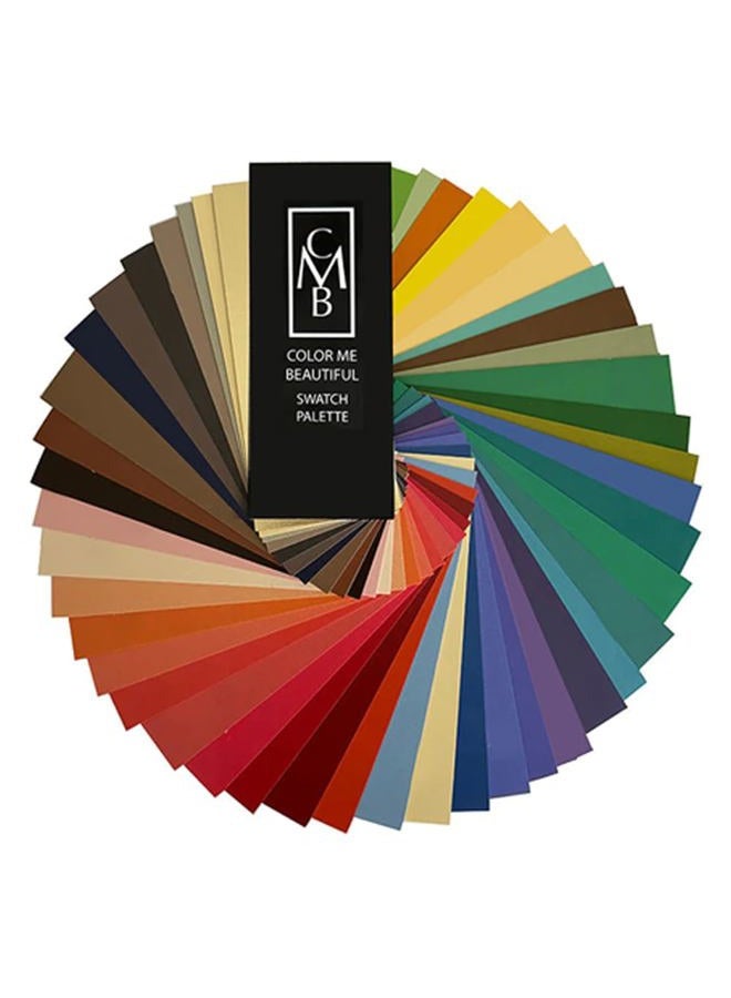 Color Me Beautiful Spring Swatch Fan by Color Me Beautiful, Personalized Color Guide Book for Selecting Clothing, Makeup and Accessories, Portable and Compact, 48 Custom Matched Chips - Image 1