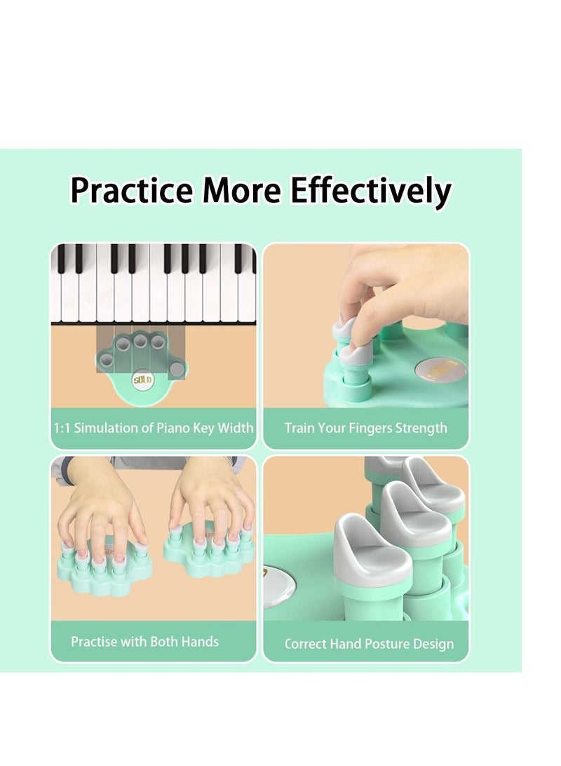 Y&D 2 PCS Finger Exerciser, Hand Grip Strengthener, Stretcher, Force Span Practing Trainer Tool, Suitable for Guitar Bass Piano Training - Image 5