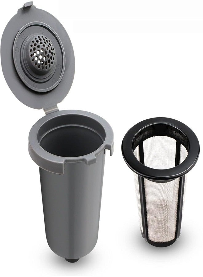 BRENSTEN Reusable Filter Cups for Cuisinart Coffee Makers, Compatible with Cuisinart #SS-RFC HomeBarista - Premium Refillable Cups for Cuisinart Single Serve Coffee Machines (1 Pack with 1 Mesh Filter) - Image 1