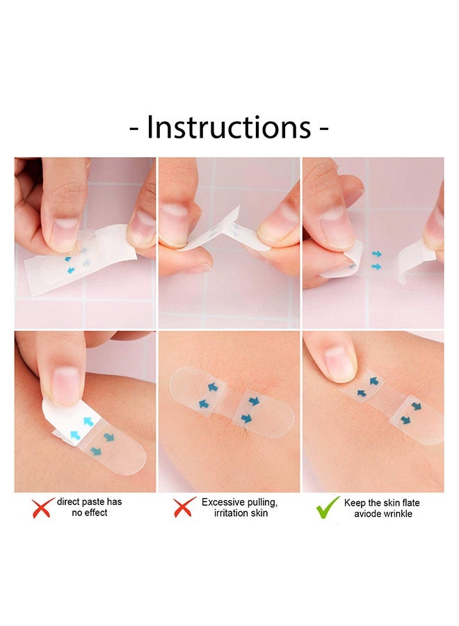 جايسوينغ رقعة شد الوجه 120 قطعة ، شريط شد الوجه غير المرئي ، ملصق شد الوجه الفوري ، شريط رفع العين للرقبة للذقن المزدوجة ، تجاعيد الوجه المزدوجة ، جمال الوجه للنساء - Image 5