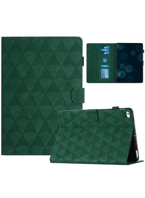 Case Cover For iPad mini 5 / 4 / 3 / 2 / 1 Diamond Texture Embossed Leather Smart Tablet Case Green