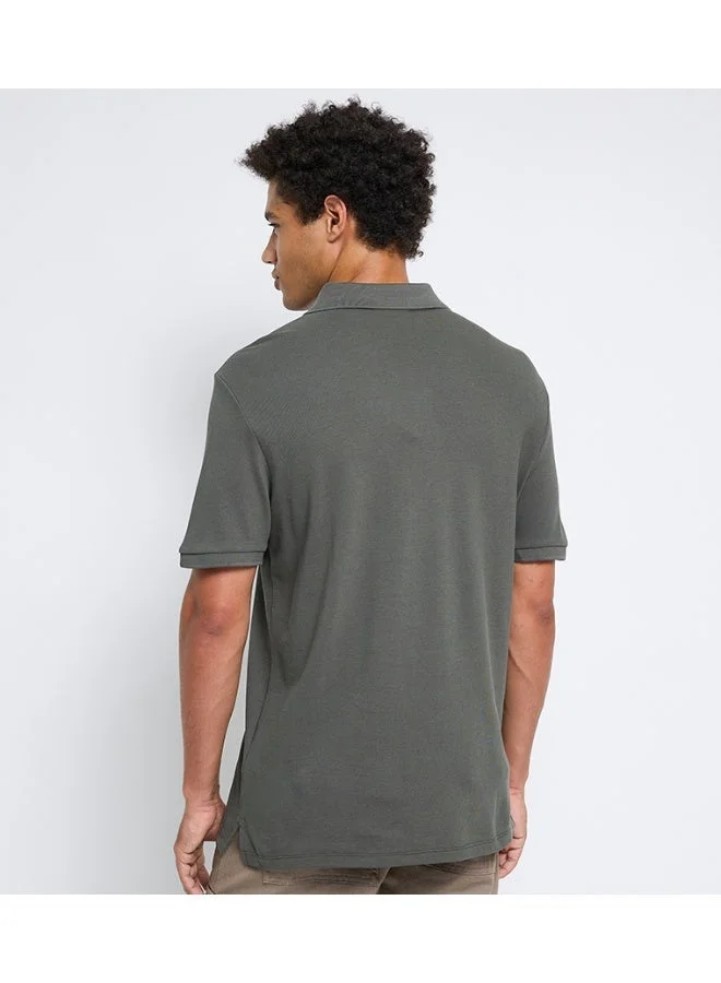 كالفن كلاين جينز قميص بولو كلاسيك قطن بيكيه