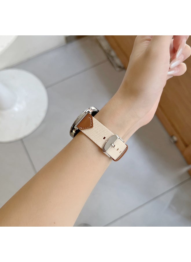 Generic For huawei Watch GT5/4pro Watch Strap Official Same Knitted Nylon Pin Buckle Strap 18MM-Color:Pink-Specifications:18mm Universal  - Image 4