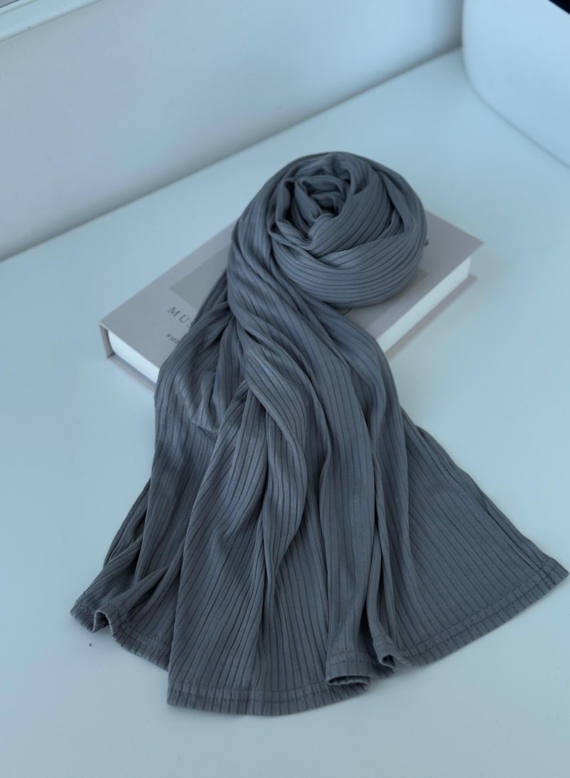 البنت الشرقية شال حجاب قطن كويتي مخطط