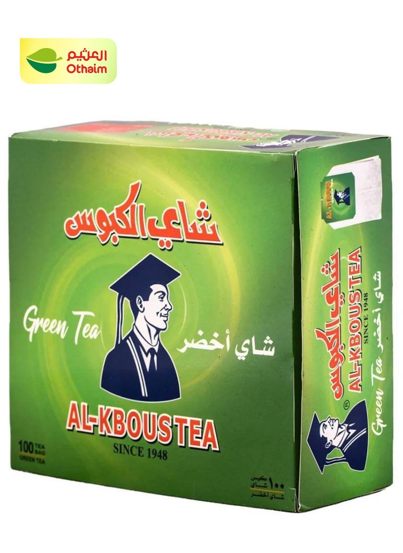Al-Kbous Al Kbous Green Tea, 100 Bags 