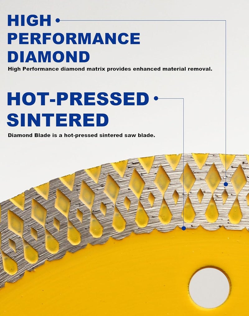 OSTEK Super Thin Diamond Porcelain Blade Tile Blade for Cutting Porcelain Granite Marbles Tiles (4) - Image 4