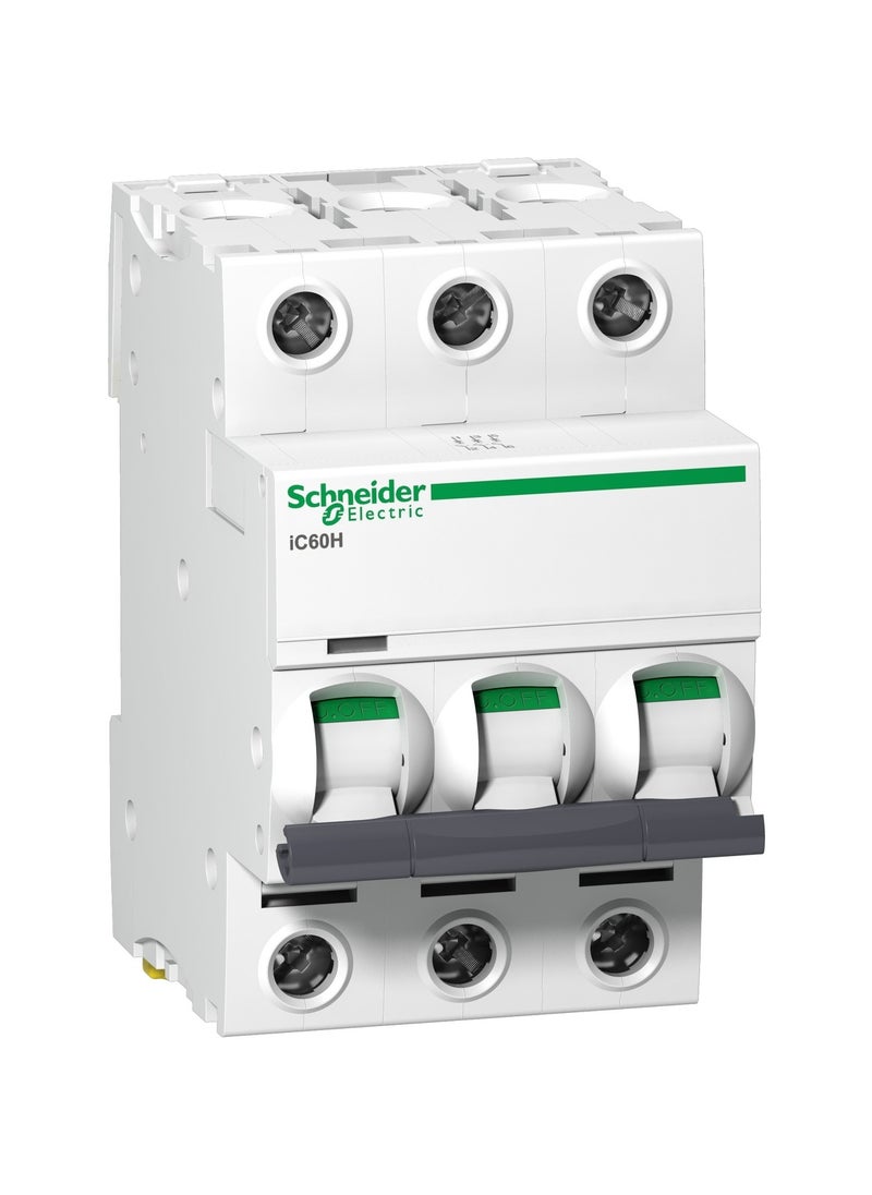 Schneider Electric A9F54340 Acti9 iC60H 3P 40A C Miniature Circuit breaker 