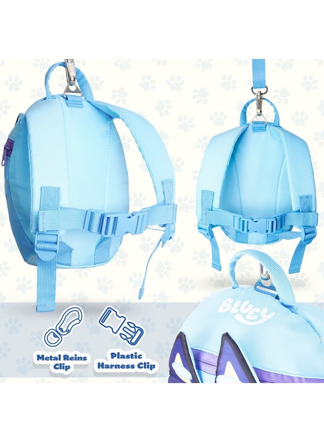 Bluey Backpack with Reins Toddler Backpack with Reins and Harness 1-4 Years (Blue) - Image 3