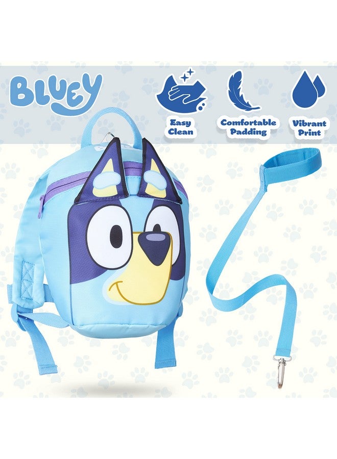 Bluey Backpack with Reins Toddler Backpack with Reins and Harness 1-4 Years (Blue) - Image 2