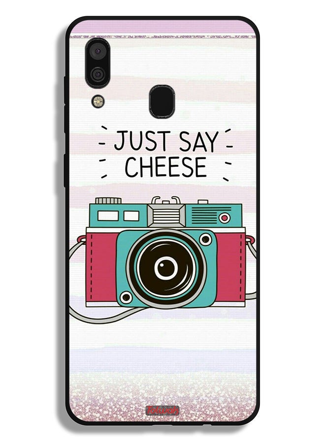 Tolwak Samsung Galaxy A30 Protective Case Cover Just Say Cheese - Image 1