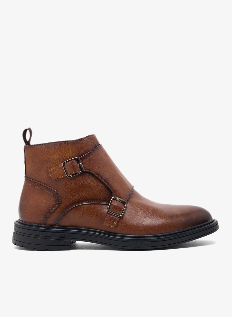 Robert Wood Monk Strap Boots - Image 1