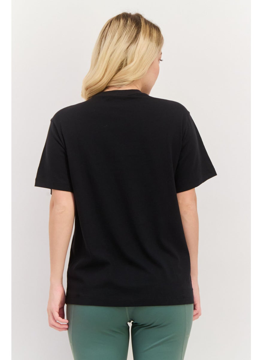 adidas Originals - Women Sportswear Fit Short Sleeves Trefoil Outdoor T-Shirt, Black - Image 1