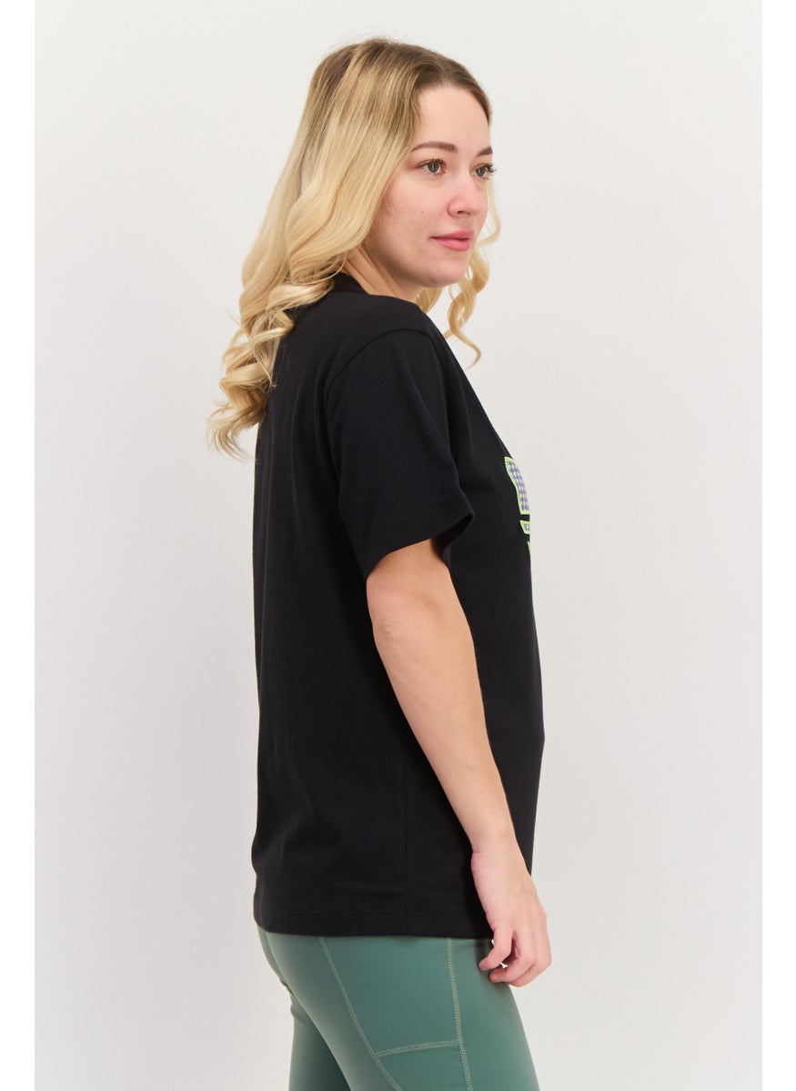 adidas Originals - Women Sportswear Fit Short Sleeves Trefoil Outdoor T-Shirt, Black - Image 1