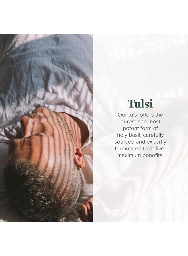 Global Healing Center Organic Tulsi (Holy Basil) Raw Herbal Extract - Image 2