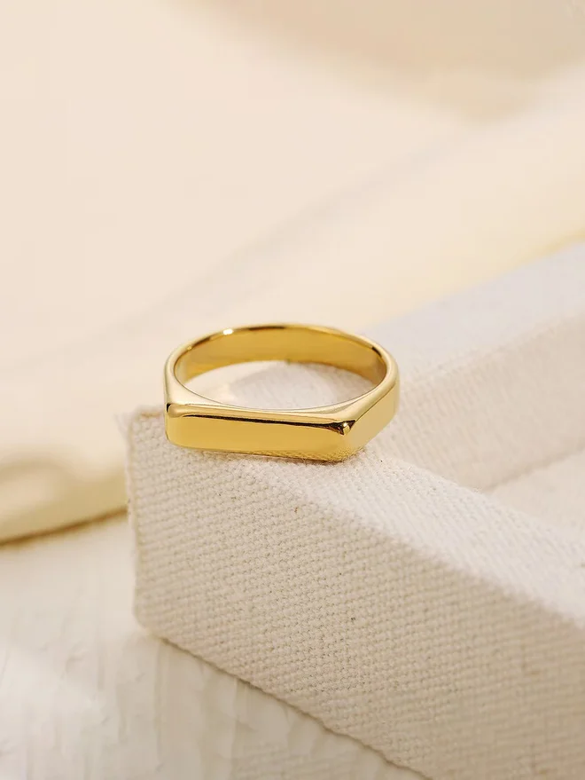 Styli  Gold Minimalist Ring for Women | Best Price UAE