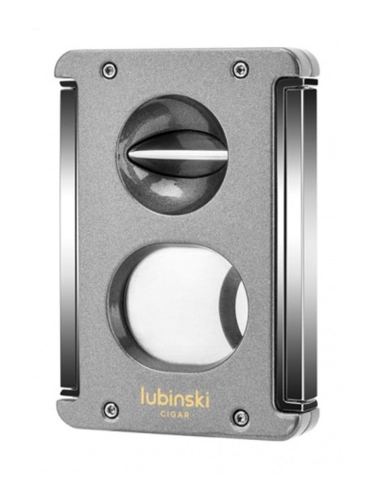 Lubinski Sharp V-Cut Cutter Scissor Stainless Steel with Holder Yello Luxury Gift Box - Image 2