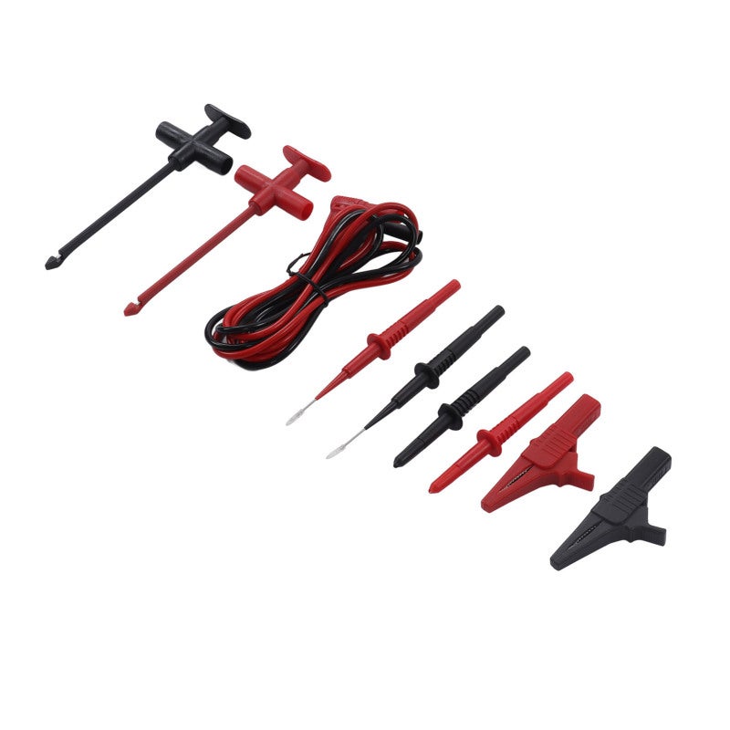 Multimeter Test Lead Kit 30Vac-60Vdc 19A Brass Test Tips - Sharply Piercing Probe Double Insulated PVC Test Leads for Automotive Electronics Maintenance - Image 3