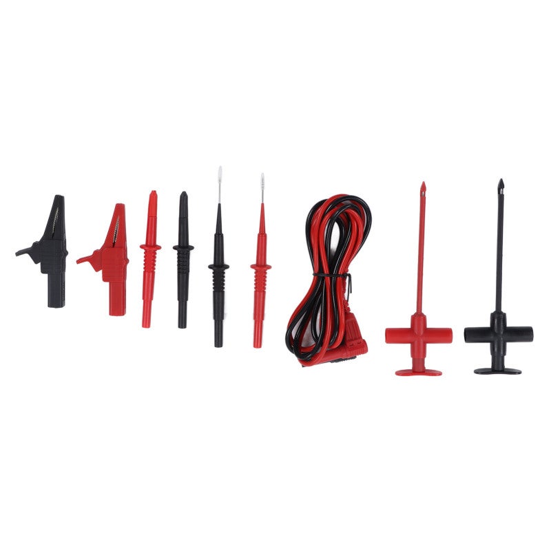 Multimeter Test Lead Kit 30Vac-60Vdc 19A Brass Test Tips - Sharply Piercing Probe Double Insulated PVC Test Leads for Automotive Electronics Maintenance - Image 5