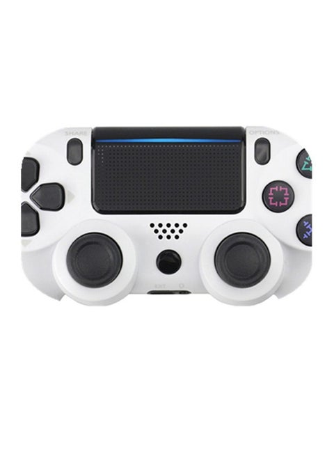 Source Wireless Bluetooth PS4 Handle Six Axis Ps Game Handle Dual Shock P4 Controller Pro Handle-Product Color:White---snowflake