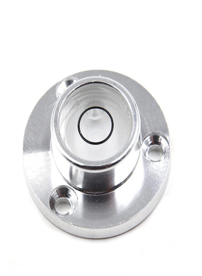 Preamer Small Circular Round Bubble Level Spirit Leveler Bubble Ball Vials, Ø34mm, Aluminium Housing, Plastic Vial - Image 1