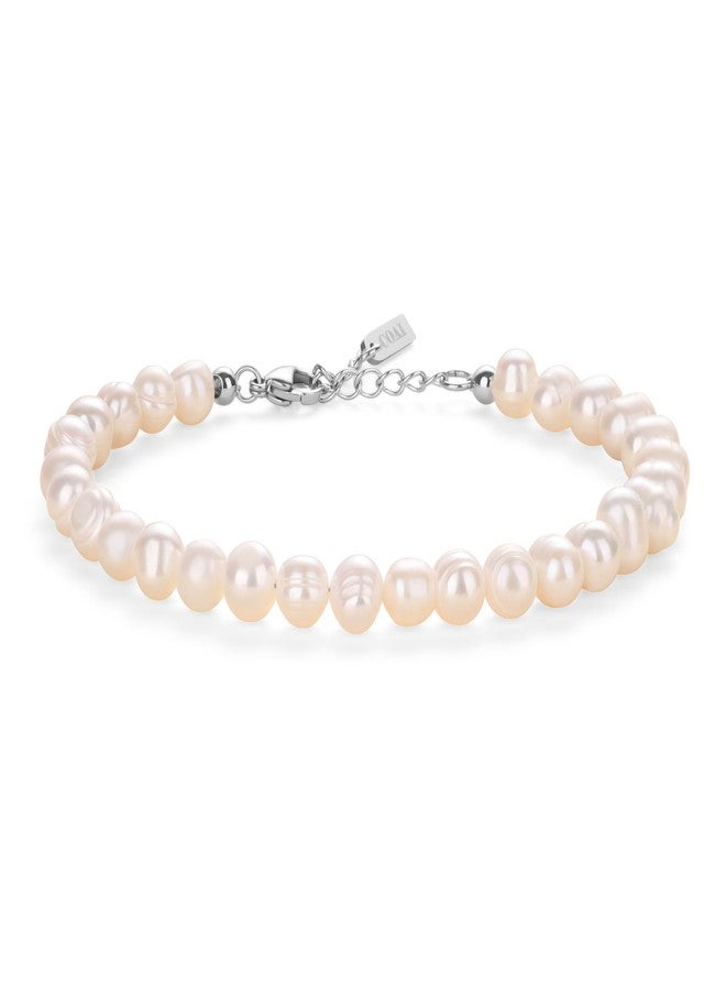 COAI Women's Pearl Bracelet, Wedding Jewelry Beaded Bracelet for Women - Image 1