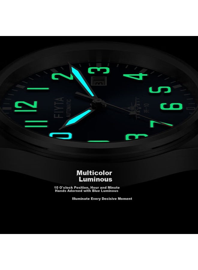 Fiyta Mach Series J-10 Collaboration Automatic Mechanical Men's Watch Sky Blue Dial Birthday Holiday Gift For Men - Image 2