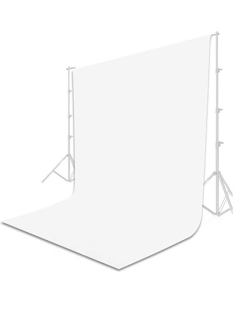 Arabest 3M X 2M Backdrop for Photography White Photo Background Screen for Photo Video Studio Photoshoot Zoom - Image 1