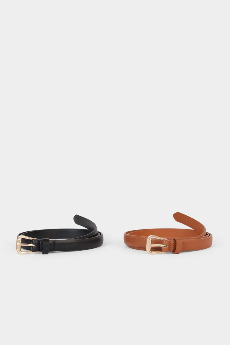 Defacto Woman Faux Leather Dual