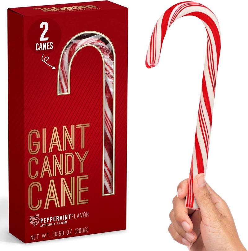 Taboom Giant Peppermint Candy Cane Sticks - 2 Pack - Image 1