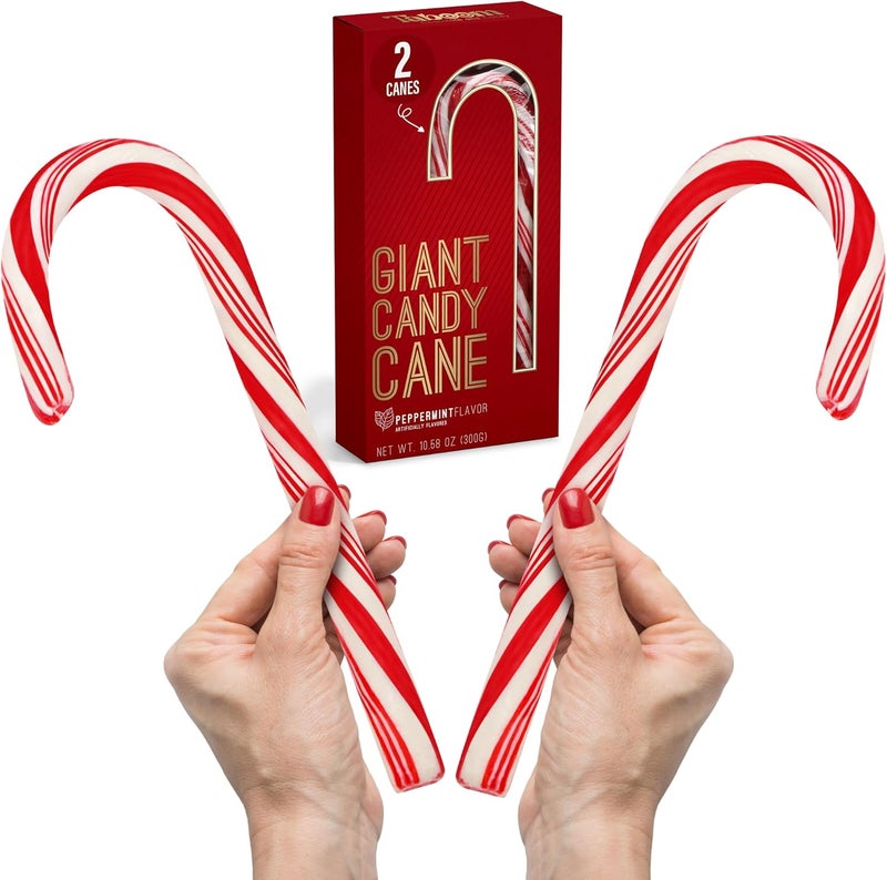 Taboom Giant Peppermint Candy Cane Sticks - 2 Pack - Image 3