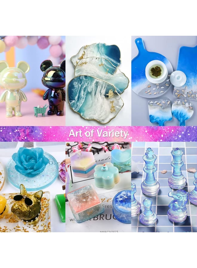 100 g Mica Powder - Metallic Epoxy Resin Pigment Pigment Epoxy Soap Dye, Powder Dye for Resin Making, Jewellery, Soap, Slime, Bombs, Bath, Candles (White) - Image 5