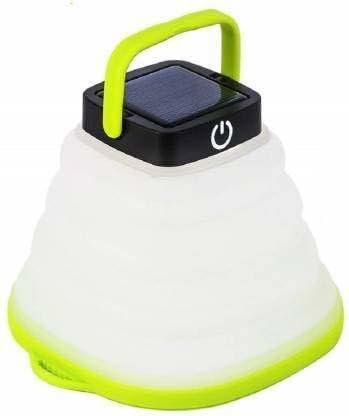 MVM Enterprise Solar Collapsible LED Light Foldable Lantern Collapsible Design Table Cube Light Waterproof LED Tent Bulb Solar Powered Lamp Multi use at Home Garden Traveling Camping 1 pcs - Image 1