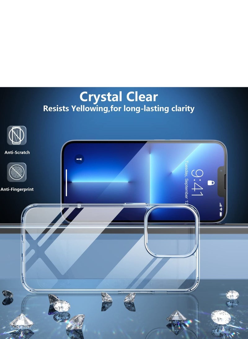 iPhone 14 Pro Max Protective Case Clear TPU Soft Scratch-Resistant Anti-Drop Slim Thin Crystal Case Cover Compatible with iPhone 14 Pro Max 6.7 Inch - Image 2