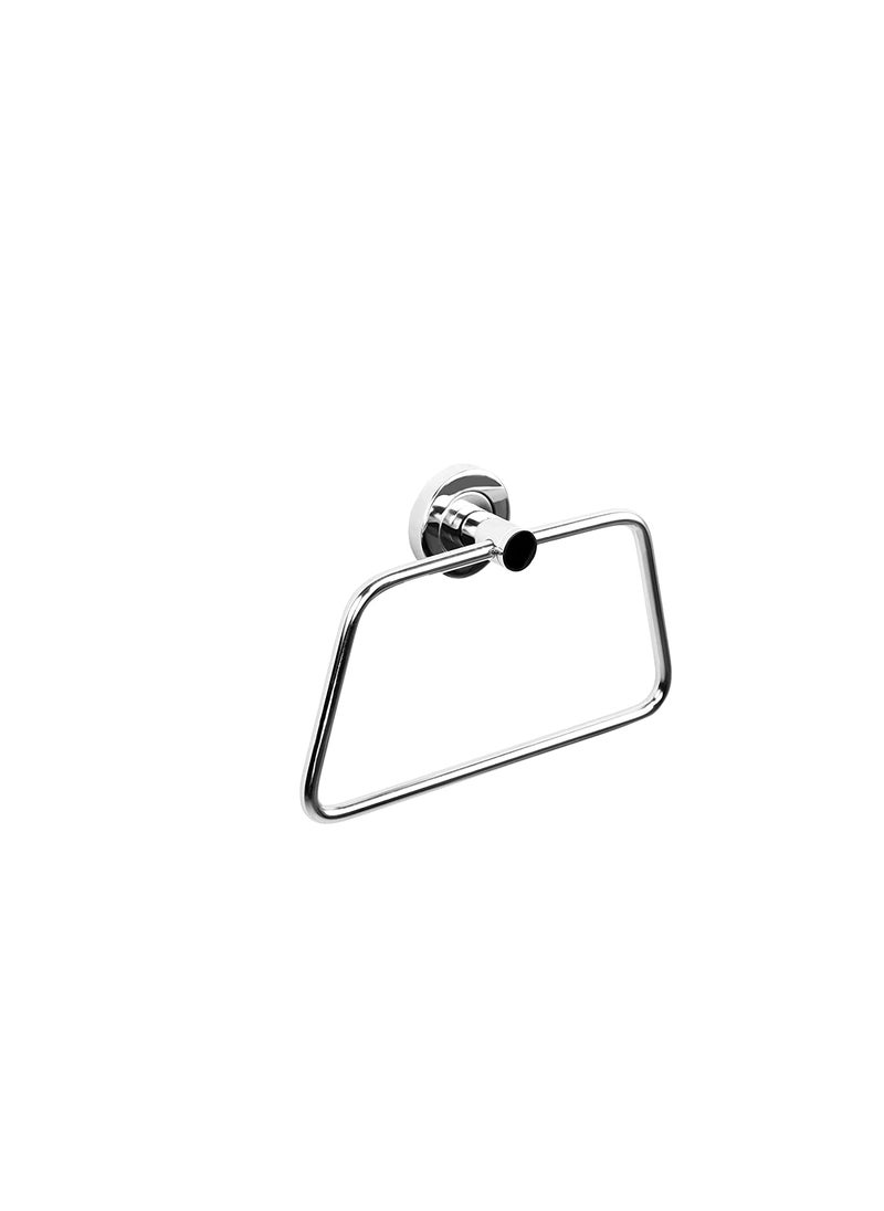 garbnoire GARBNOIRE Stainless Steel Towel Ring Napkin Ring Towel Holder Towel Hanger for Bathroom Kitchen Washbasin Homes Hotels Chrome Finish Pack of 1  - Image 3